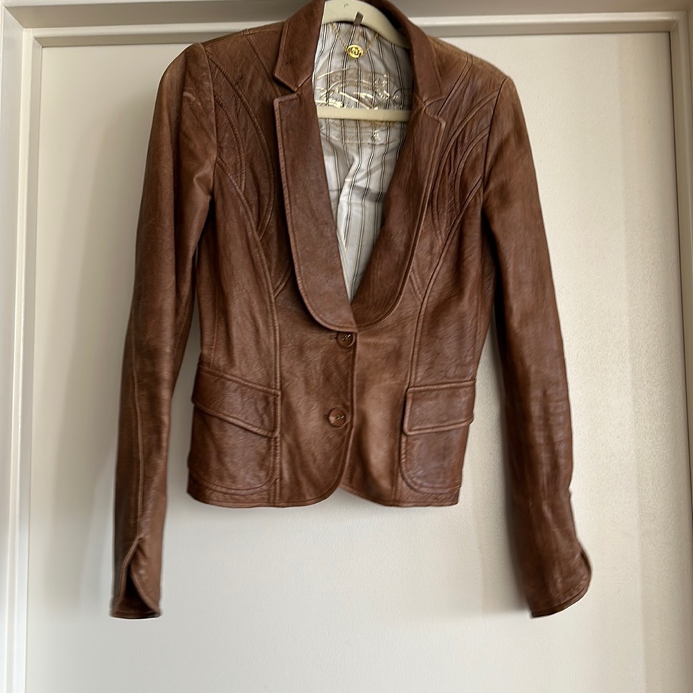 Leather jacket